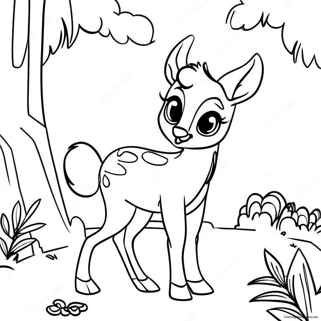 Bambi Ausmalbild 2360