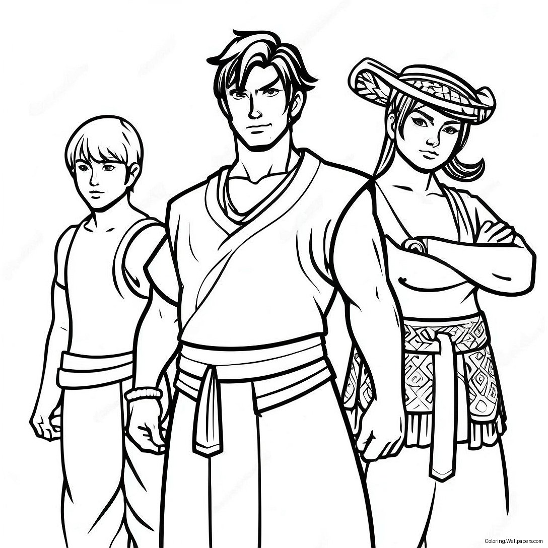 Banban Chapter 4 Characters Coloring Page 10755