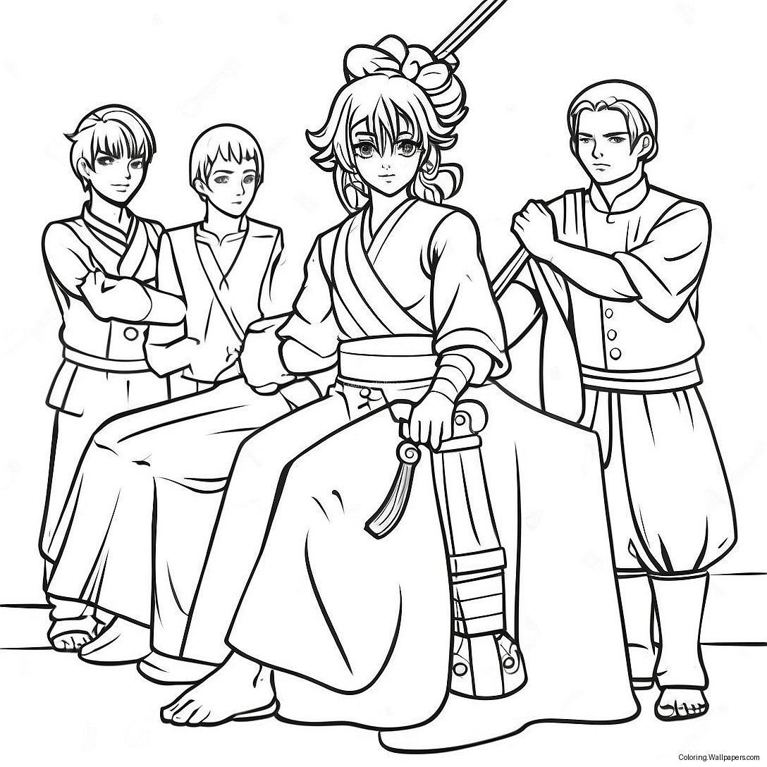 Banban Chapter 4 Characters Coloring Page 10756