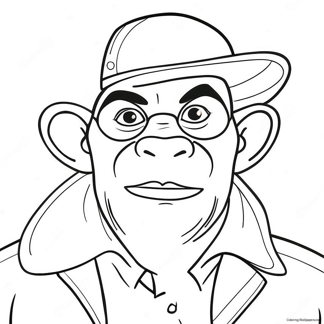 Banban Character Adventure Coloring Page 47071