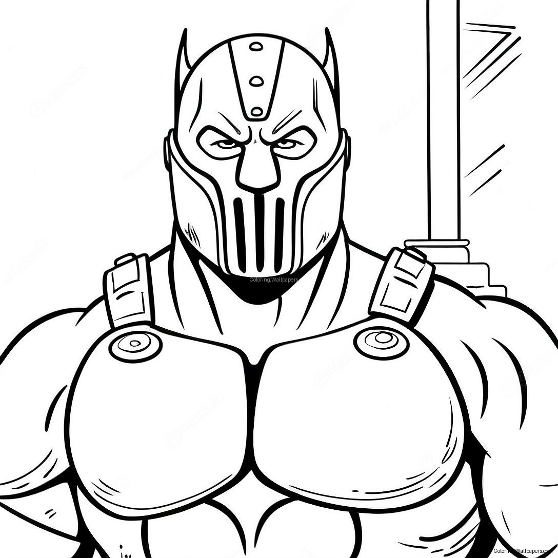 Bane In Gotham City Coloring Page 40311