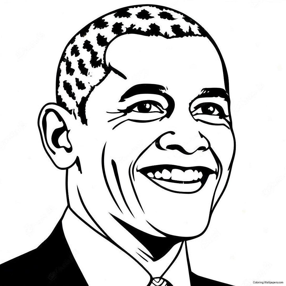 Barack Obama Coloring Page 28745