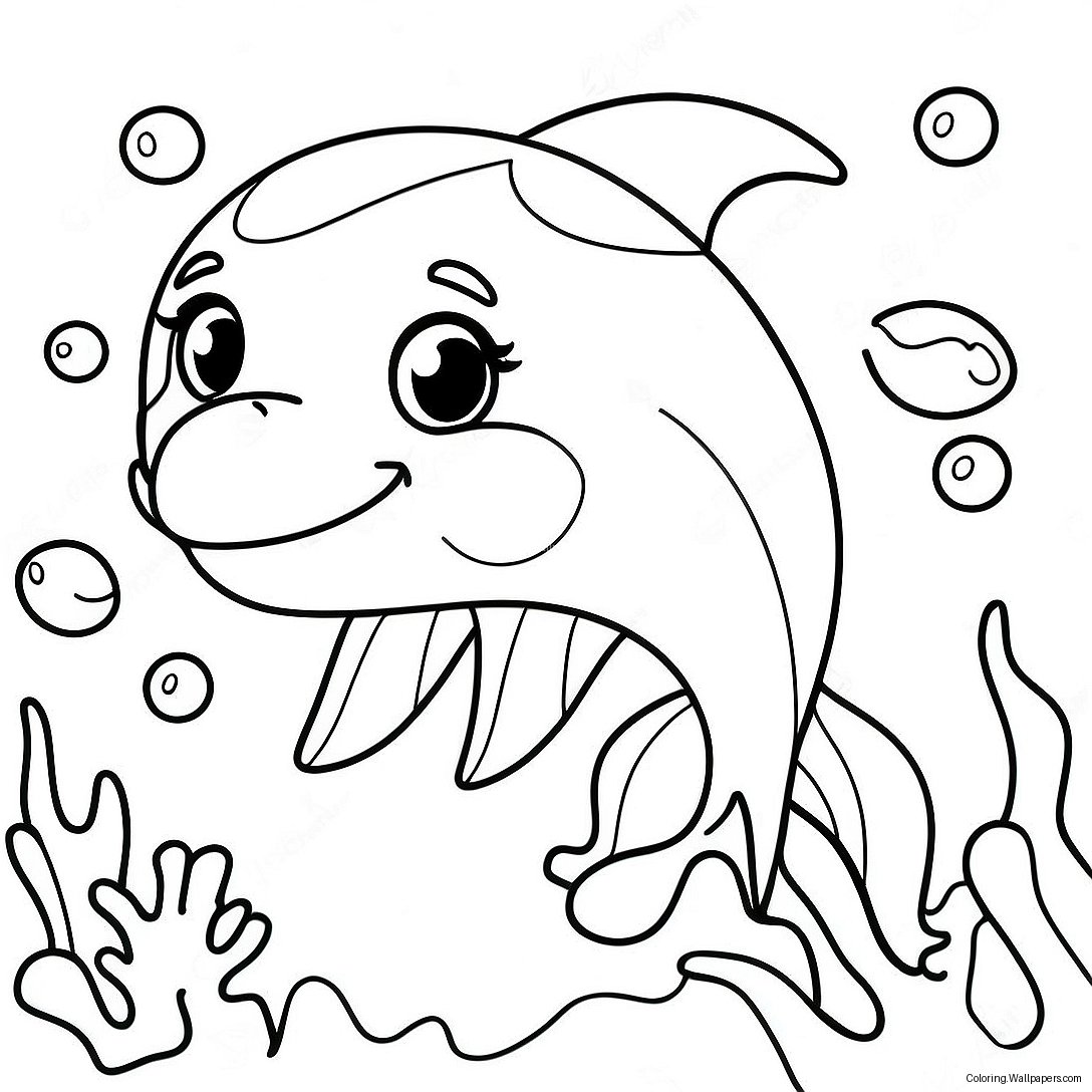 Barbie Dolphin Magic Underwater Adventure Coloring Page 41649