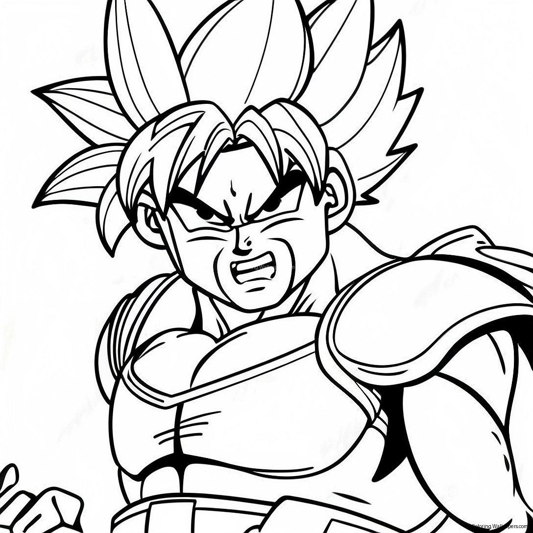 Bardock Coloring Page 54558