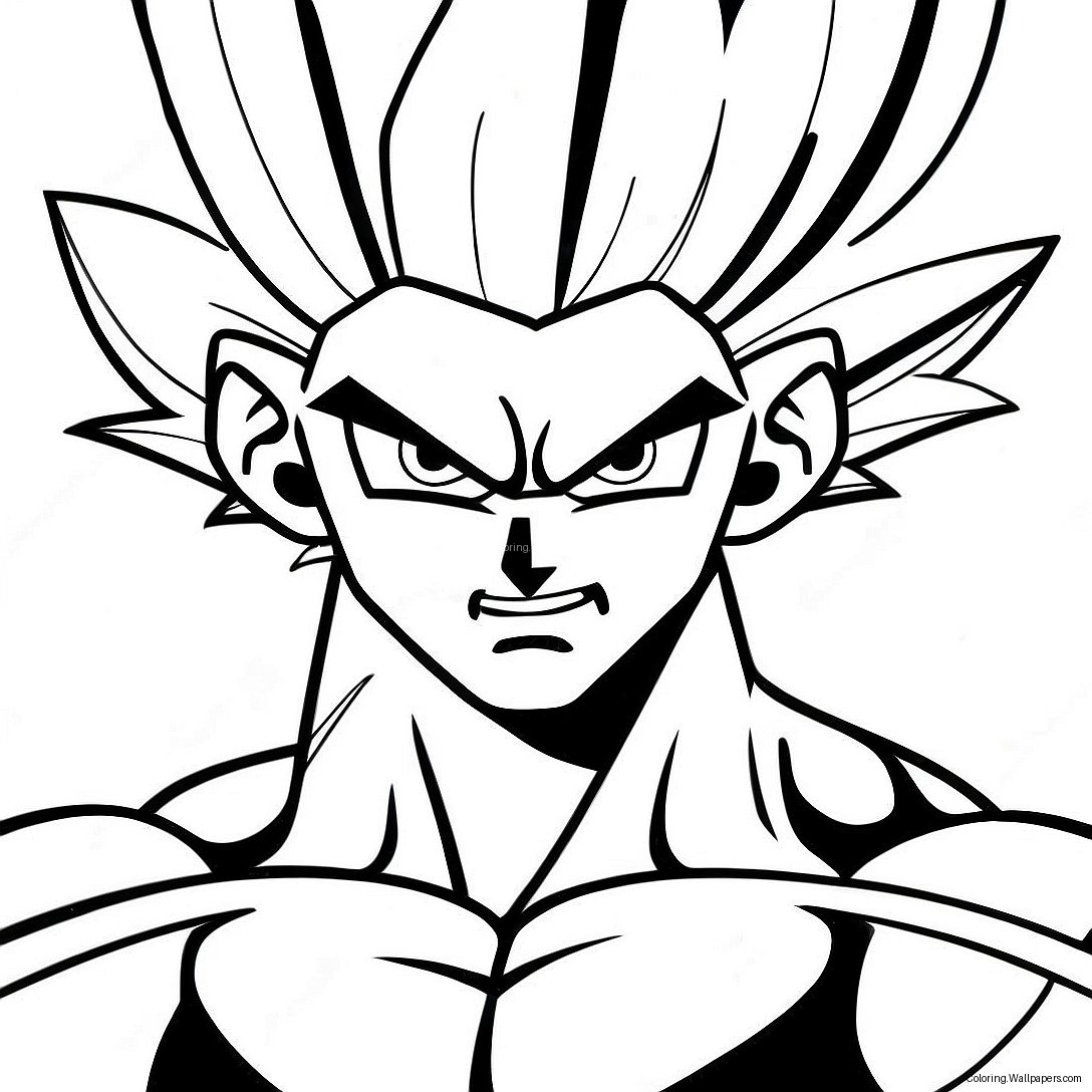 Bardock Coloring Page 54560