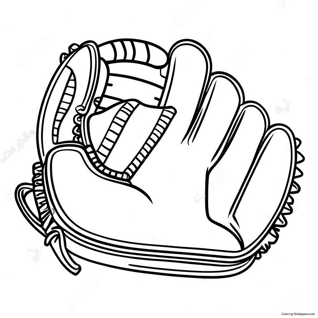 Baseballhandschuh Ausmalbild 41005