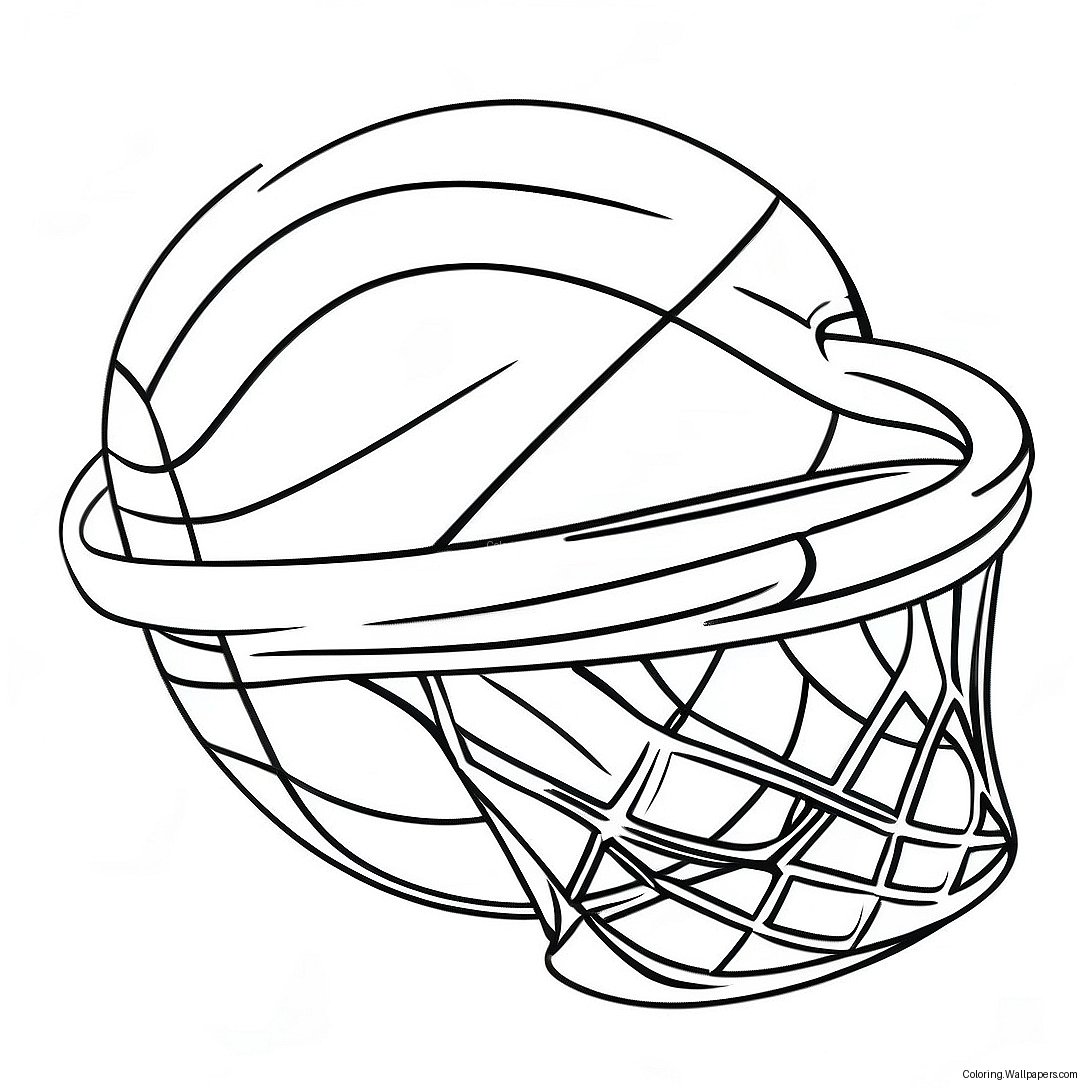 Basketball Coloring Page 31847