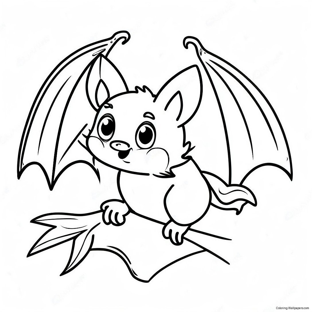 Bat Print Out Coloring Page 39905