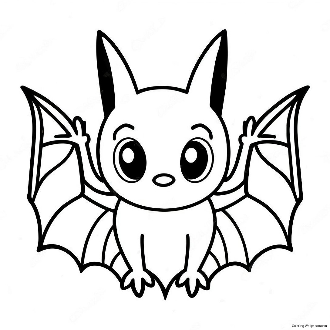 Bat Print Out Coloring Page 39908