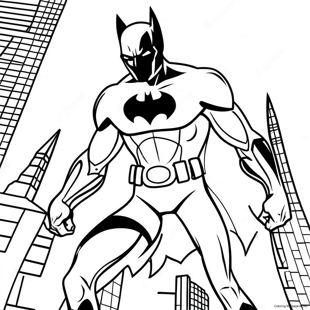 Batman Beyond Coloring Page 29310