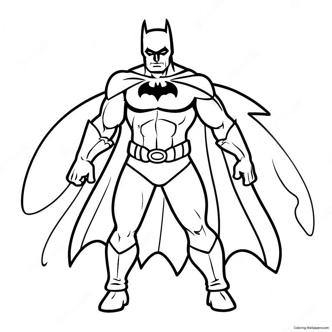 Batman Halloween Kleurplaat 51665