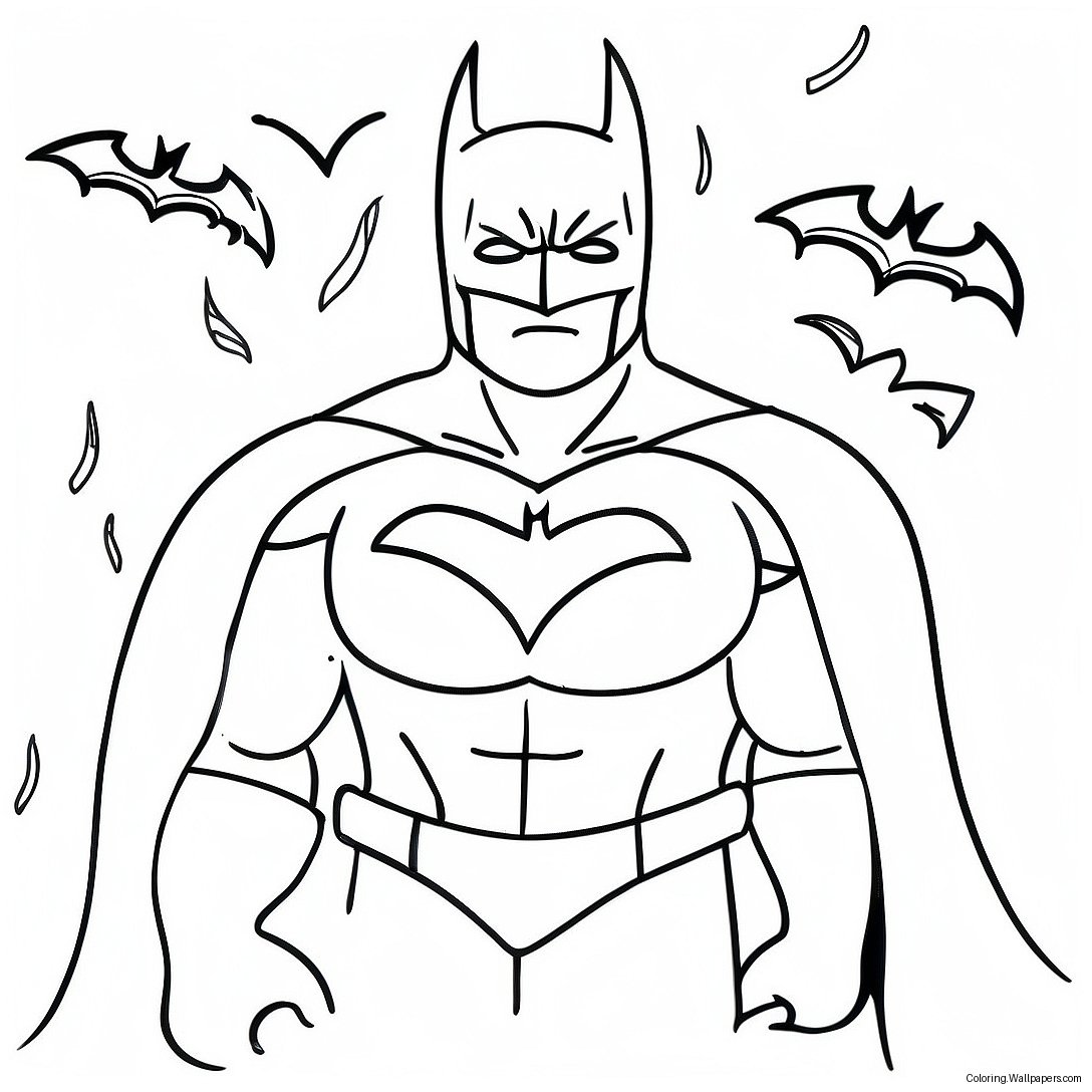 Batman Halloween Ausmalbild 51667