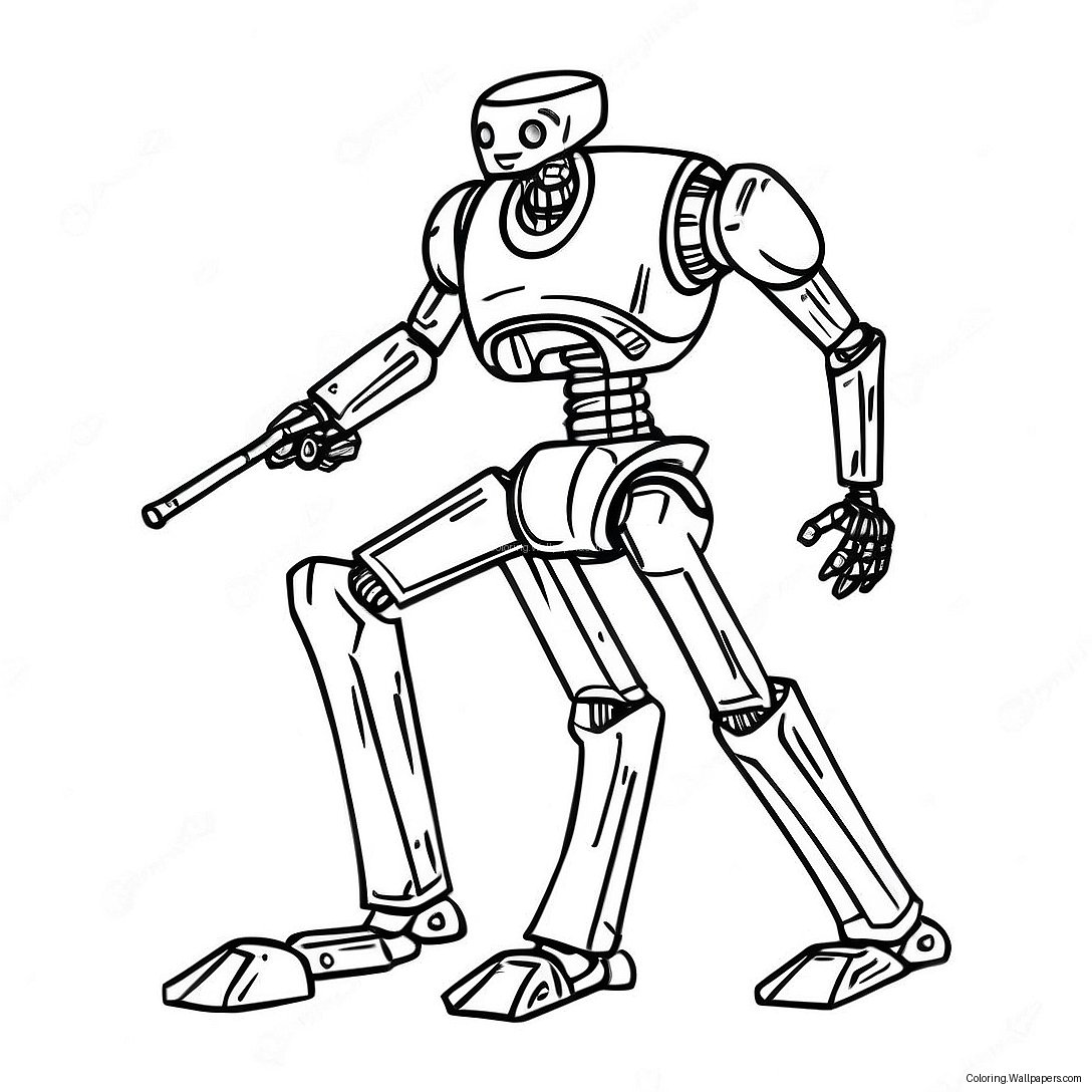 Battle Droid Coloring Page 48209