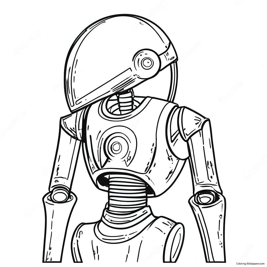 Battle Droid Coloring Page 48211