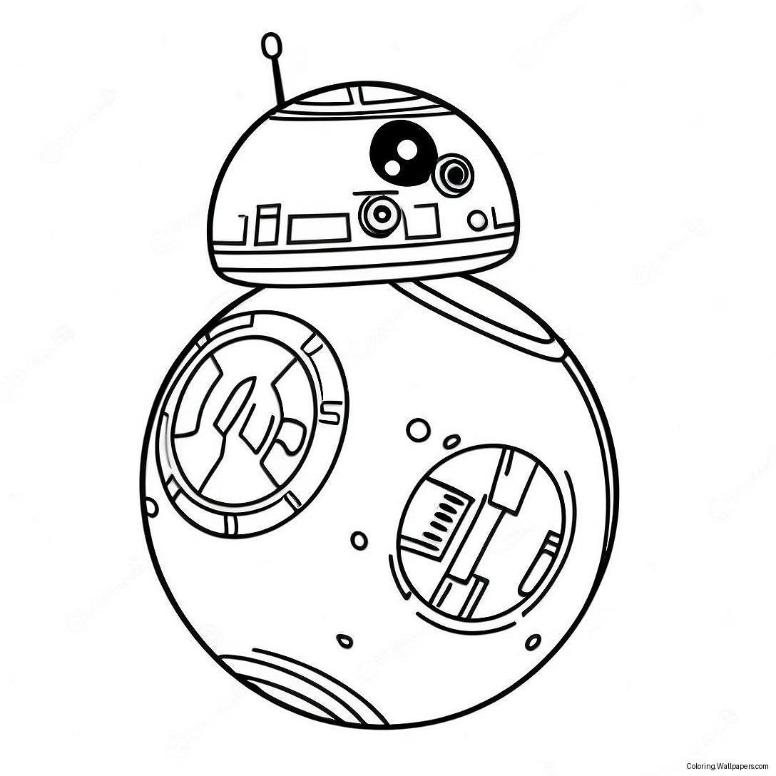 Раскраска Bb8 27585