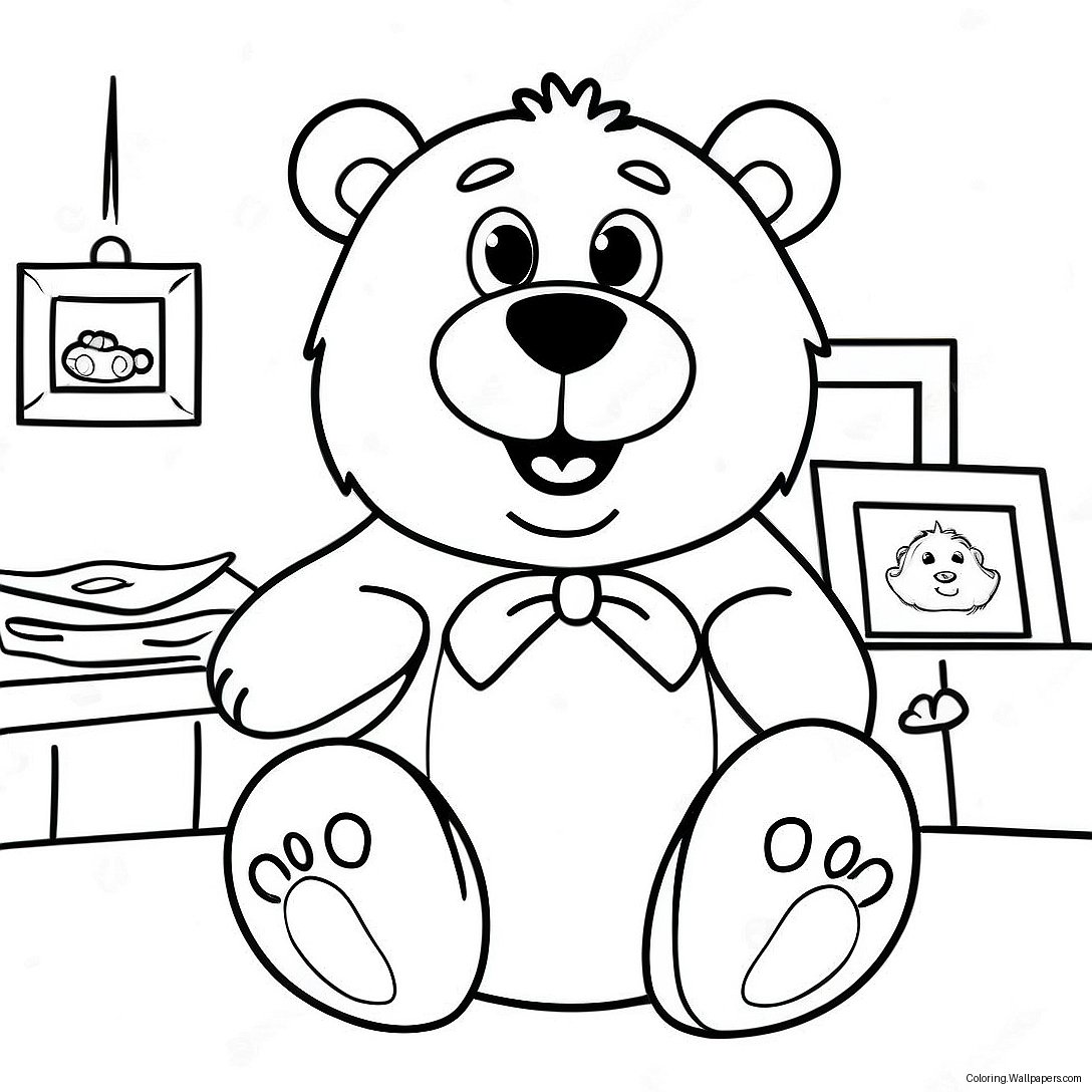 Bear In The Big Blue House Coloring Page 46528