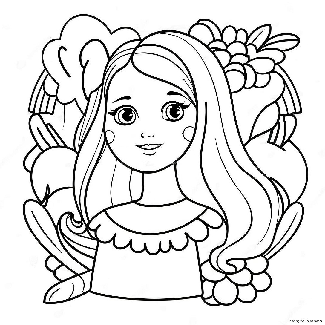 Beautiful Girls Names Coloring Page 36793