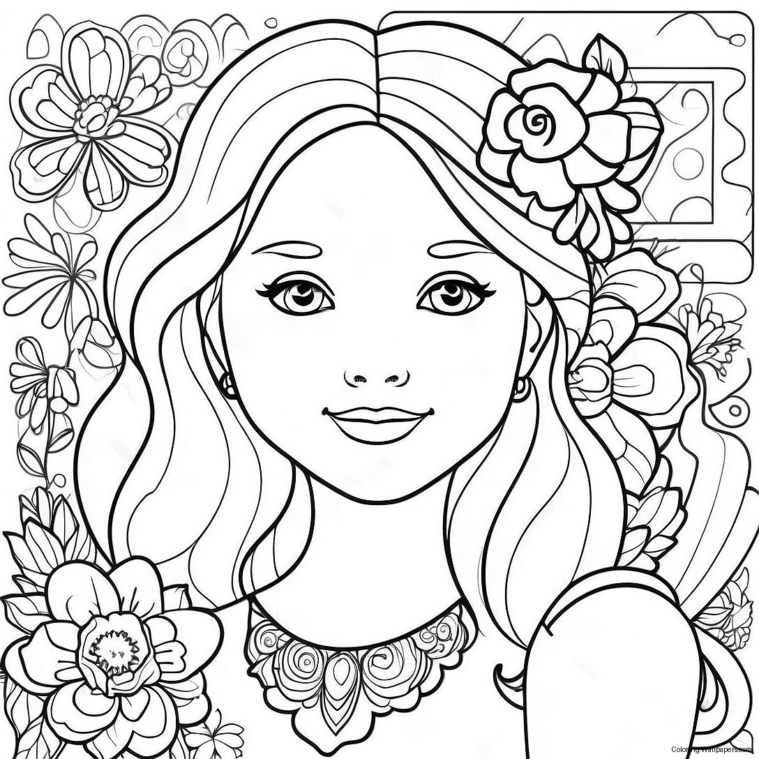 Beautiful Girls Names Coloring Page 36794