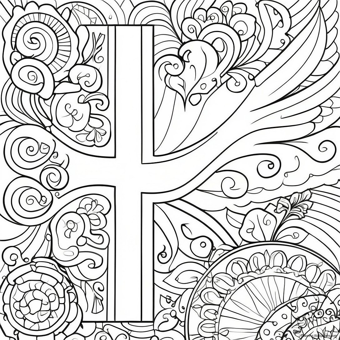 Beautiful Norwegian Flag Coloring Page 40616