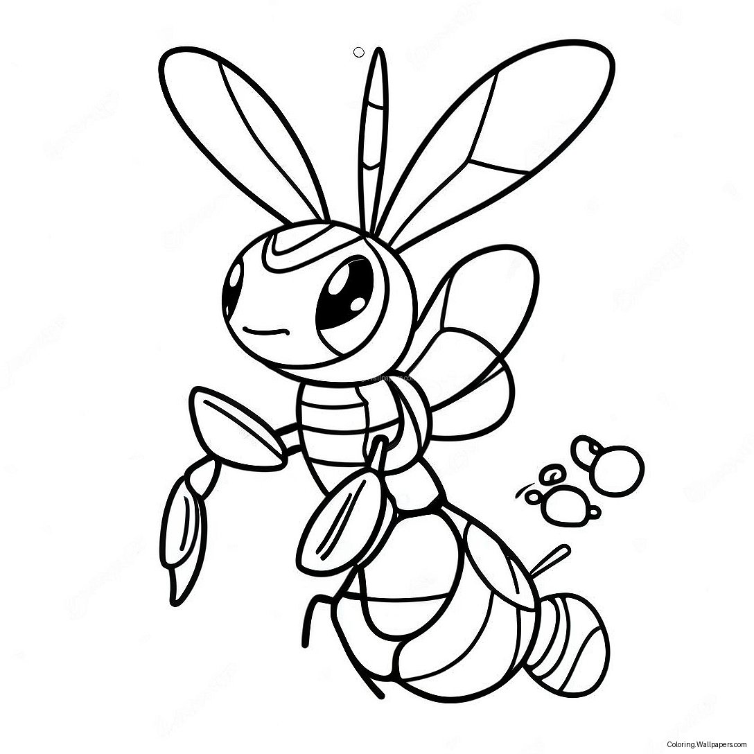 Beedrill Målarbild 43737