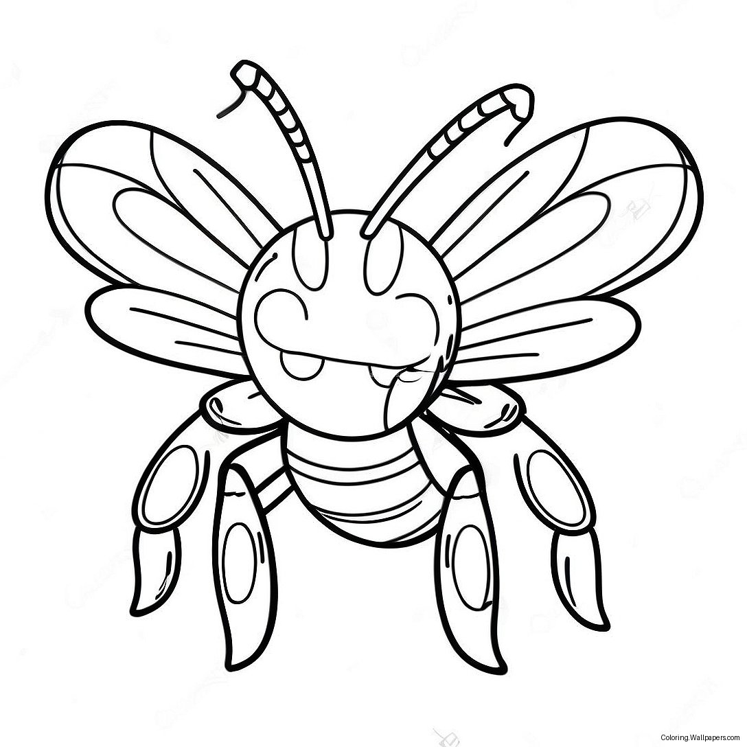 Beedrill Målarbild 43740