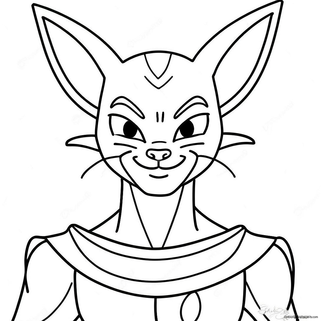 Beerus Fargeleggingsark 15618