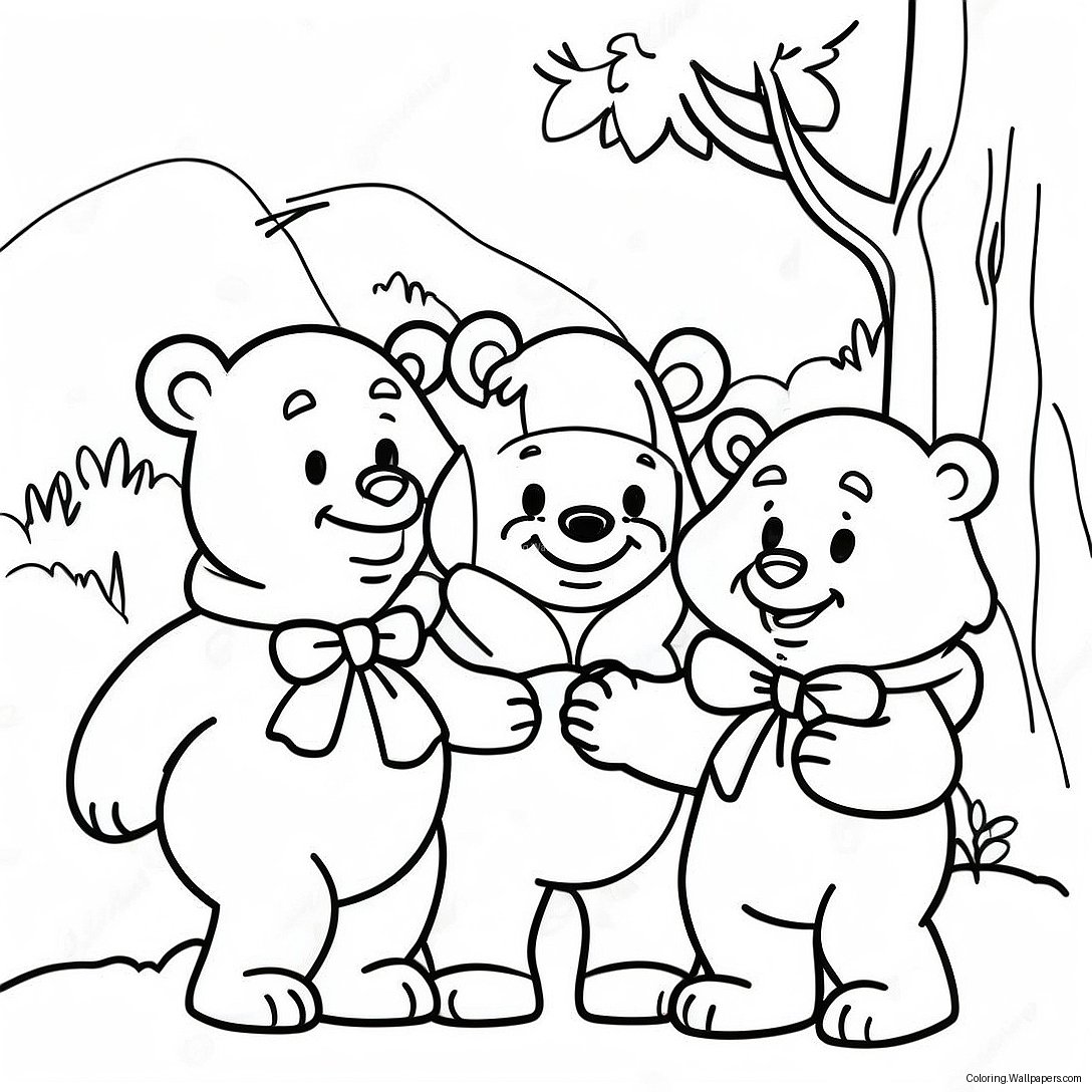 Berenstain Bären Ausmalbild 6121