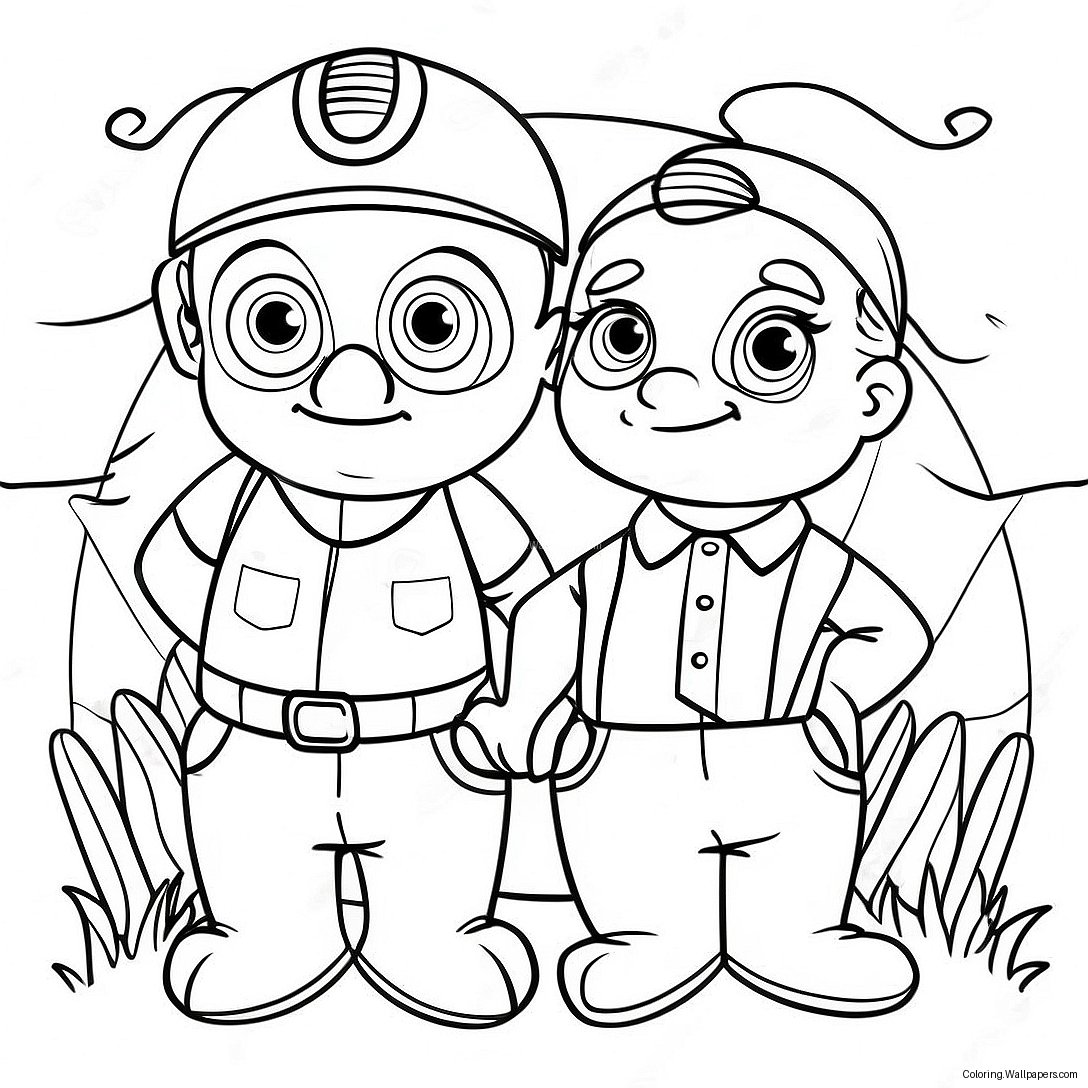 Bernard And Bianca In Adventure Coloring Page 58277