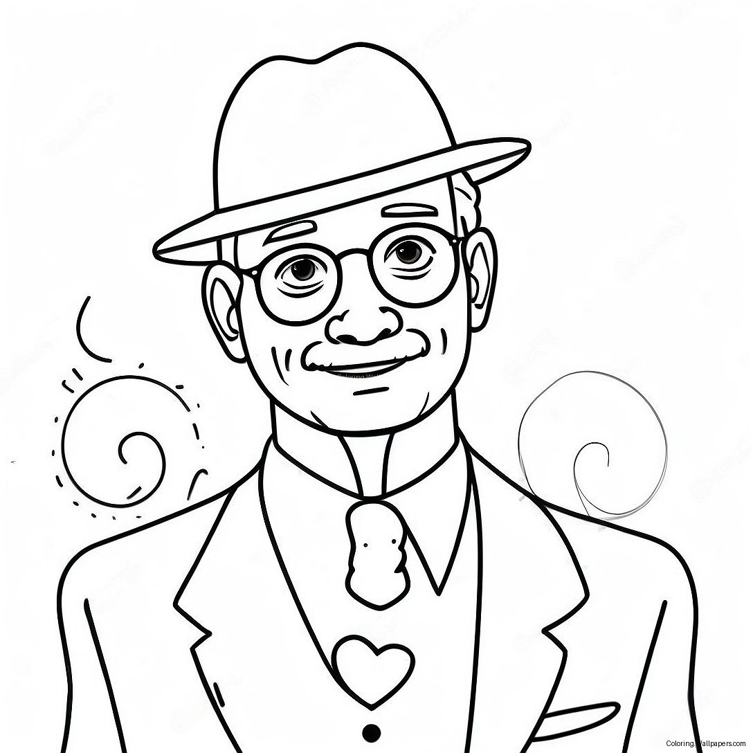 Best Uncle Coloring Page 27526