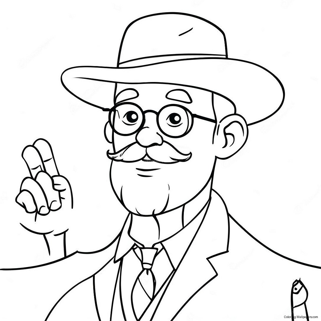 Best Uncle Coloring Page 27527