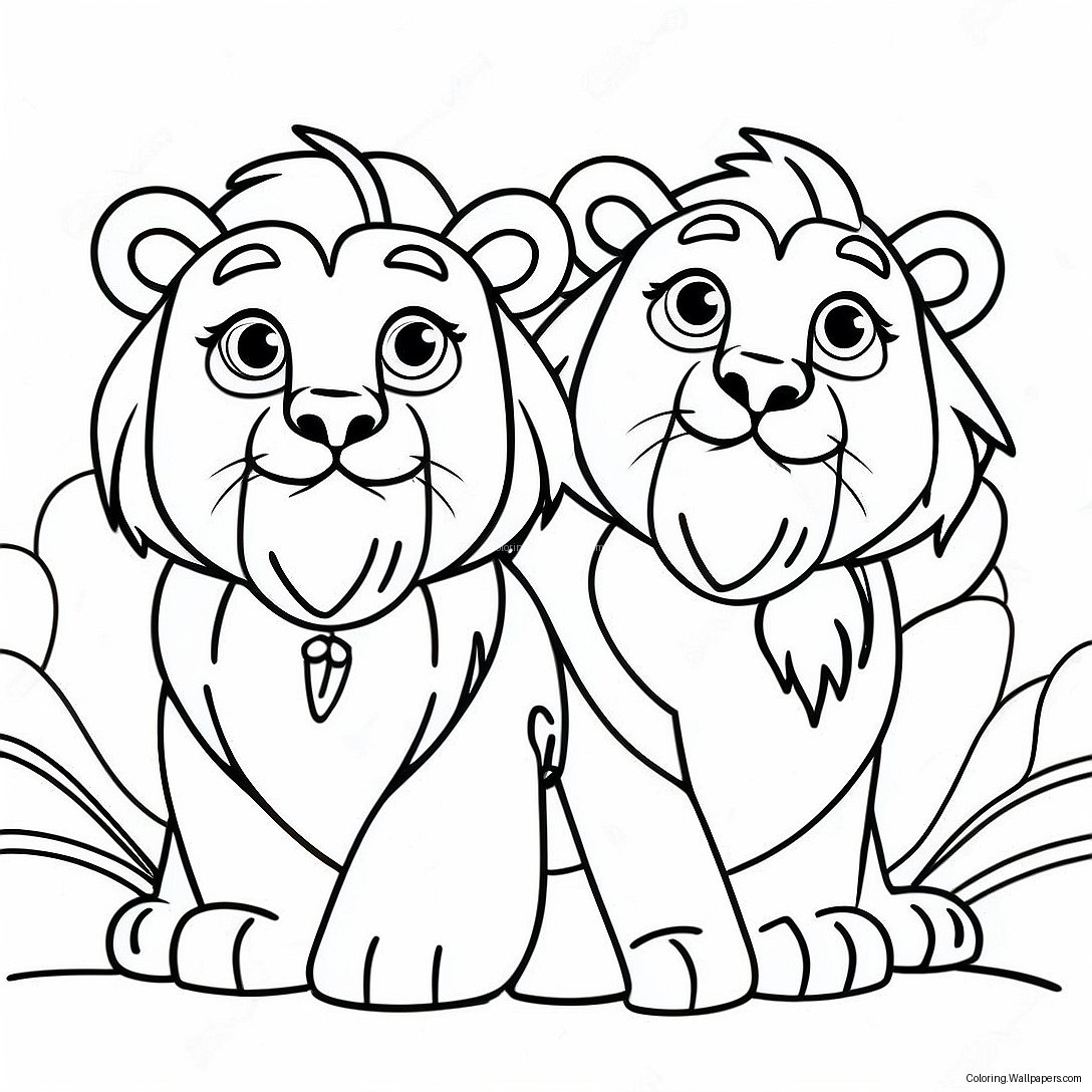 Between The Lions Coloring Page 54090