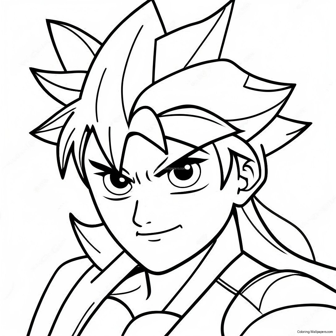 Beyblade Achilles Coloring Page 56660