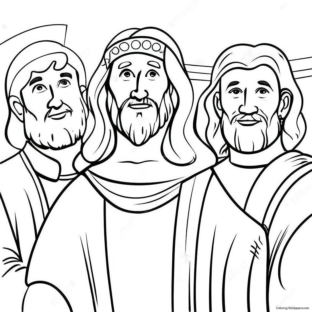 Bible Heroes Coloring Page 34230