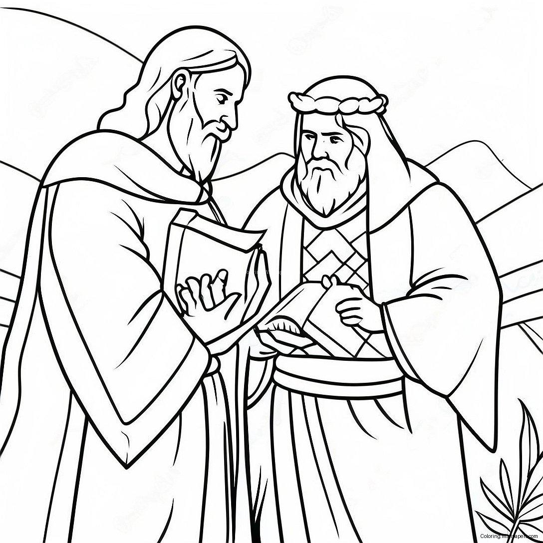 Bible Story Coloring Page 53277