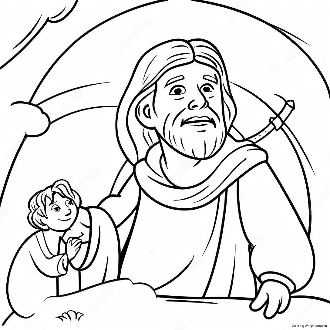 Bible Story Coloring Page 53279