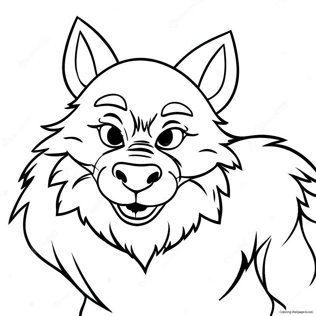 Big Bad Wolf Coloring Page 47413