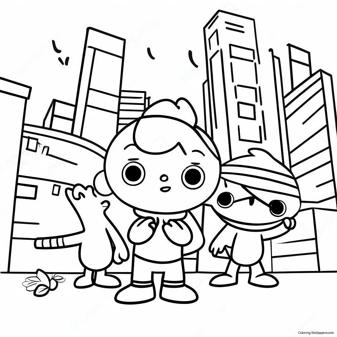 Big City Greens Coloring Page 2195