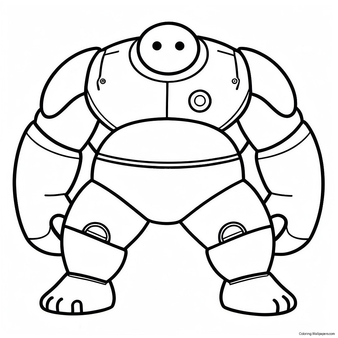 Big Hero 6 Coloring Page 6780