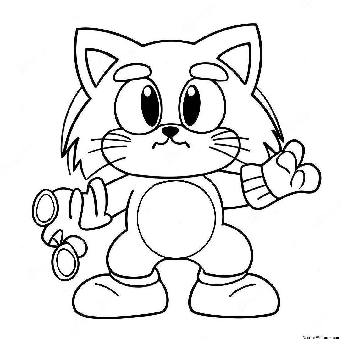 Big The Cat Sonic Coloring Page 34399