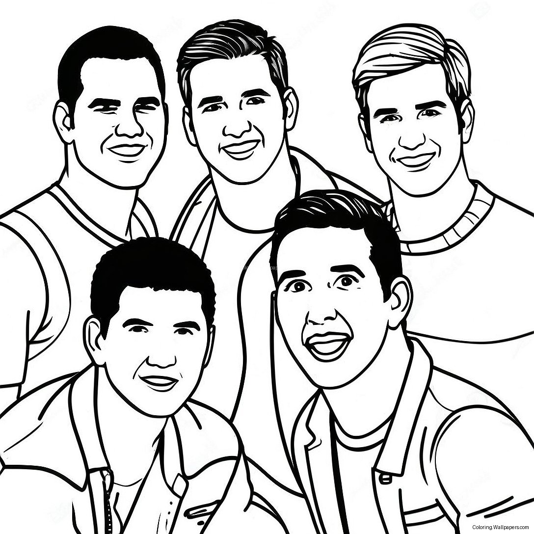 Página Para Colorear De Big Time Rush 34308