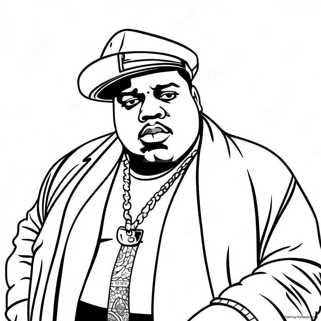 Biggie Smalls Coloring Page 37469