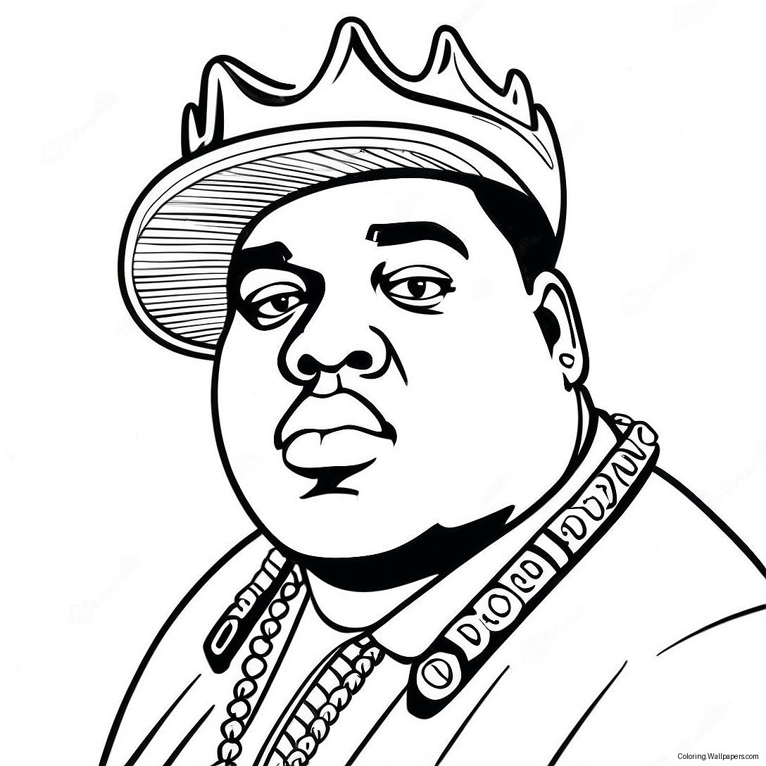 Biggie Smalls Coloring Page 37472