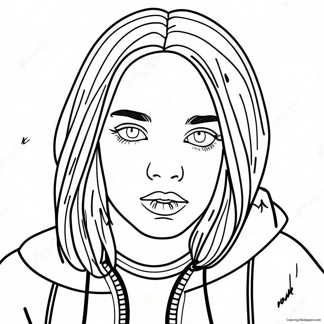 Billie Eilish Målarbild 2582