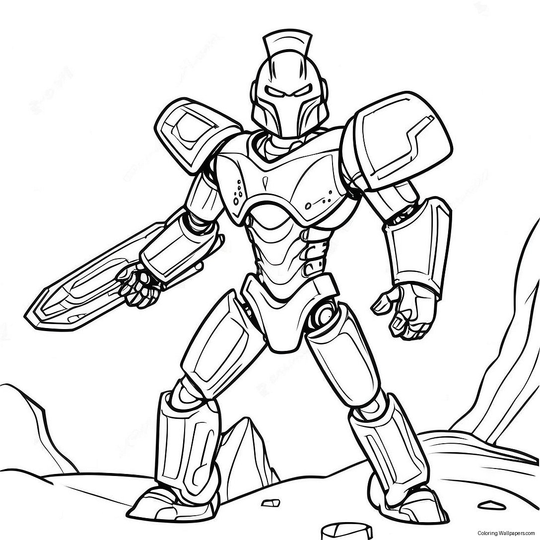 Bionicle Hero In Action Coloring Page 36051