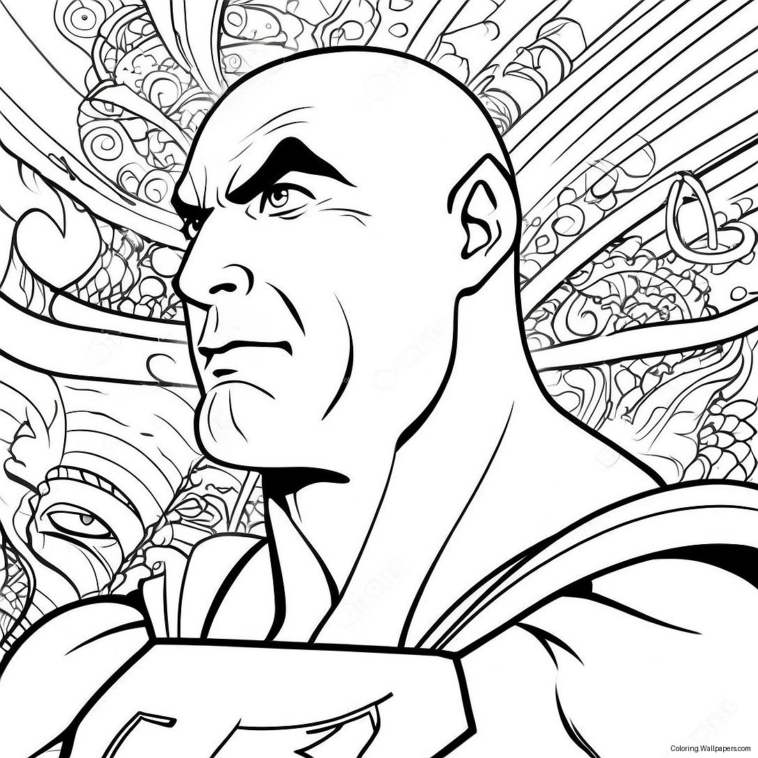 Black Adam Coloring Page 20005