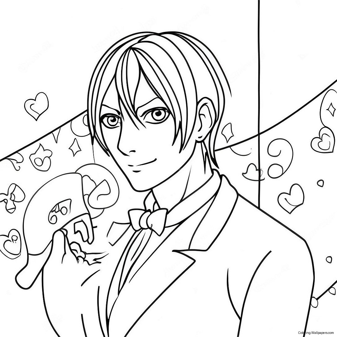 Black Butler Coloring Page 34053