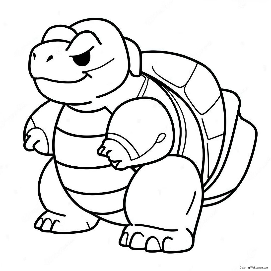 Blastoise Coloring Page 6645