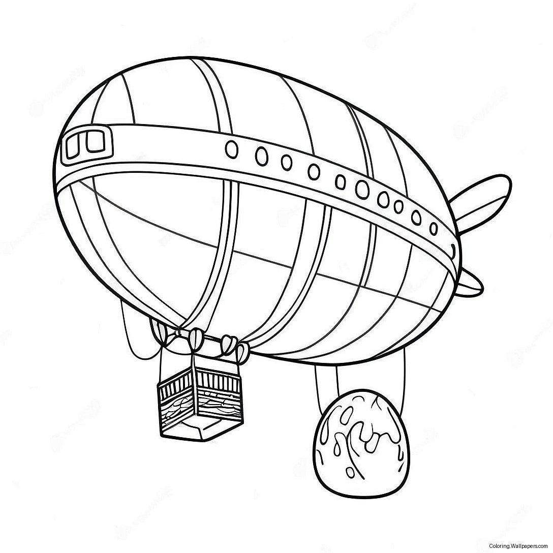 Blimp Coloring Page 57425