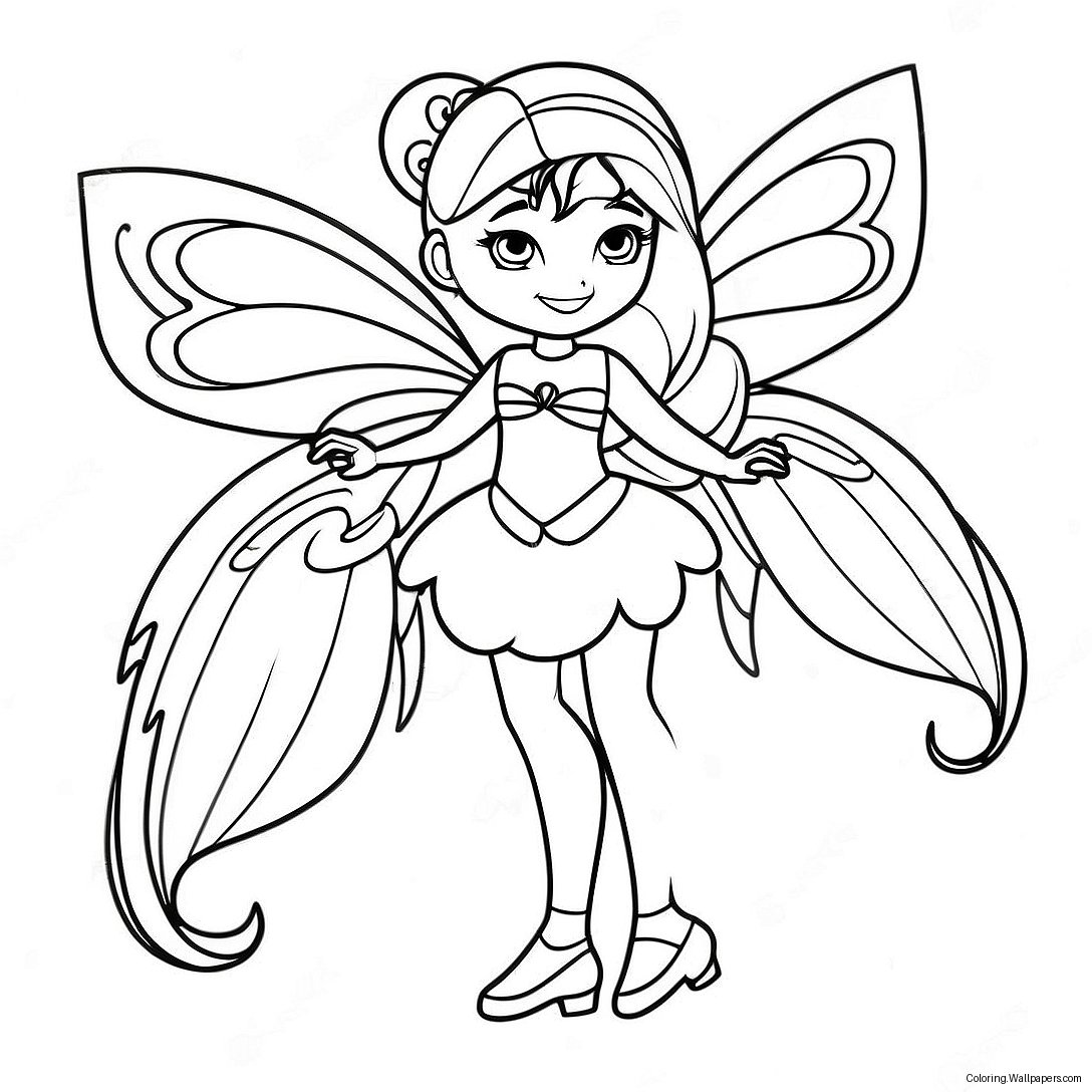 Bloom Winx Club Coloring Page 27035