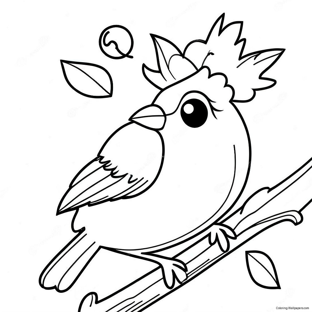 Blue Jay Coloring Page 34999